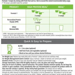 herbalife Weight Loss Combo Formula 1 Shake Mix CHOCOLATE Flavor, Personalized Protein CHOCOLATE Powder image 5