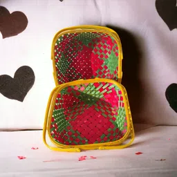 trendsetters creation Wooden Fruit & Vegetable Basket image 2
