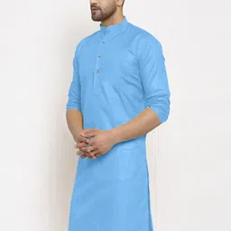 primeicon Men Cotton Blend Kurta Pyjama Set image 5