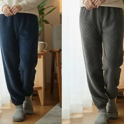 keenuu Pack of 2 Womens Fleece Pyjama Combo Women Pyjama-picture-29