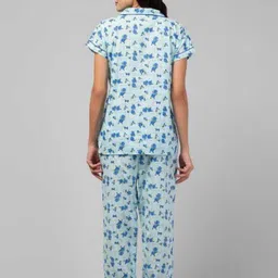 crown king garments Women Shirt & Pyjama set Multicolor Printed image 3