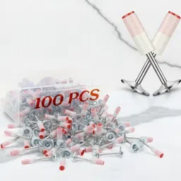 sunclock 04B 7.3mm Nail Gun Manual Steel Nails, Round Nails 100 pcs Rivet Cordless Nailer image 1