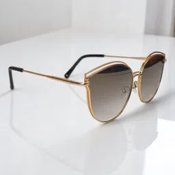 sun savvy UV Protection, Gradient, Riding Glasses Round, Cat-eye Sunglasses (Free Size)-picture-22