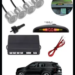 peeps store Car Premium 4 Silver Reverse Parking Sensor-AP25A849 Car Premium 4 Silver Reverse Parking Sensor-AP25A849 Parking Sensor-picture-18