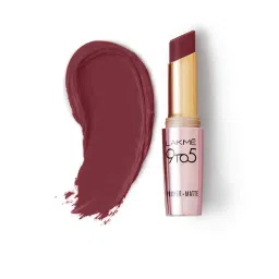 lakme 9to5 powerplay priming matte lipstick - sangria weekend-picture-19