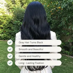 tecnofex Apple Fruit Vinegar Hair Gel Color | For Black Hair Men & Women Use , BLACK image 4