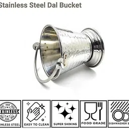 tanishi kitchen's Dal Bucket Gravy Bucket Serving Set image 5