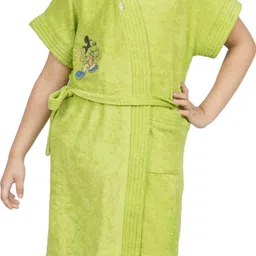 superior Light Green Medium Bath Robe-picture-14