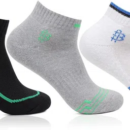 bonjour Men Self Design, Striped, Printed Low Cut-picture-12