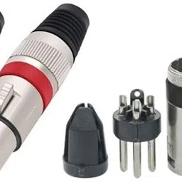 BALRAMA Color Coded 3 Pin XLR Male Female Connectors Microphone Mic Audio Connector Plug Combo Set image 2