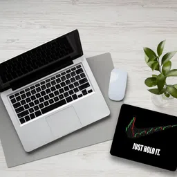 The Desi Monk Premium Just Hold It With Graph Printed (9 inch x 7 inch) Non Slip Base Mousepad image 5