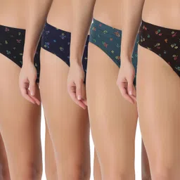 dollar Pack of 5 Women Hipster Multicolor Panty-picture-15