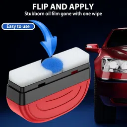 ankev Automotive Oil Film Cleaning Brush, Glass Cleaning Brush Automotive Oil Film Cleaning Brush, Glass Cleaning Board, Vehicle Interior Cleaner image 2