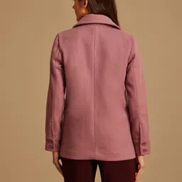 kazo Woolen Solid Coat For Women image 4