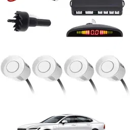 zplus 4White Parking Sensor With LED Display Increased Safety For Car-228 Safety of Passengers/Car One Alarm Kit-1579 Parking Sensor-picture-35