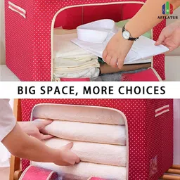 E Solutions WARDROBE ORGANISER/STORAGE BOX-580 (24LITERS) Poly-canvas Laundry Bag-picture-14