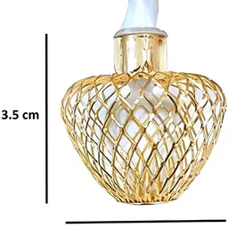vespa 10 LED 5M Golden Apple Big Metal Fancy Light for Birthday, Diwali, Navratri. Candle image 4