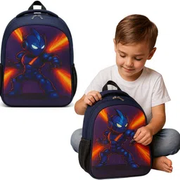 mosu Angry Mech Warrior Kids Backpack Waterproof School Bag image 1