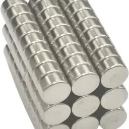 100Pcs Of Dia 5X2Mm Round/Disc Neodymium Rare-Earth Magents, Art & Crafts Multipurpose Office Magnets Pack of 100-image-0