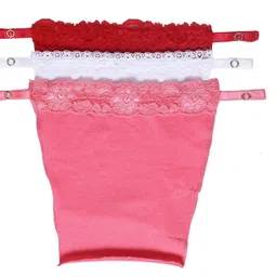 Women Red, White, Pink Mock Camisole-image-80