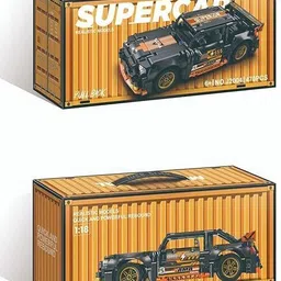 sharnga Scale Pull Back Racing Car Building Block Set-picture-17