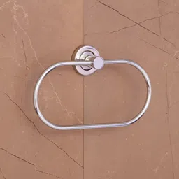 Stainless Steel Napkin/Towel Ring Oval Chrome Towel Holder-image-43