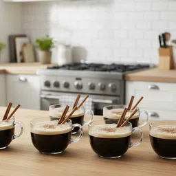 ckmaart Pack of 1 Glass ROUND CUP 140 MLDLL-picture-16