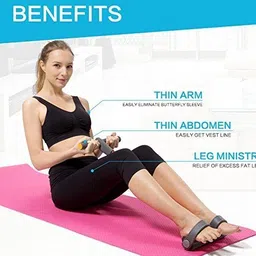 hurrio Pull Reducer Rubber Body Trimmer Sit-up Pull Rope Expander Ab Exerciser image 3