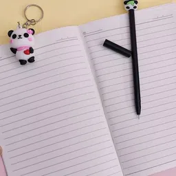 tera13 panda A5 Diary ruled 60 Pages image 2