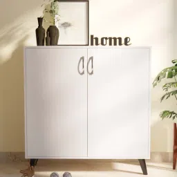 mintwud from pepperfry Hashimoto Shoe Cabinet in White Finish-picture-20