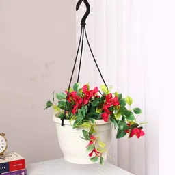 arick decor Artificial Hanging Plastic Pot image 1