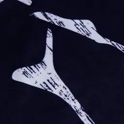 cortina Black Printed Polyester 15 x 19 Inch Stretchable Chair Cover image 3