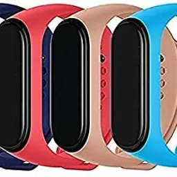 Asotai Band Strap Compatible Mi Band 3 /Mi Band 4 Fitness Band (Pack of 4) (only strap) Smart Band Strap-picture-15