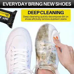 Veekly Shoe Cleaner Remove Dirt, Stains & Marks | 80 Pcs in 1 Pack Cleaner image 3