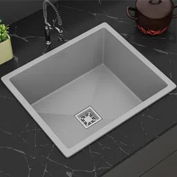 24X18 Polter Indian Quartz Kitchen Sink Q001 Top Mount-picture-24
