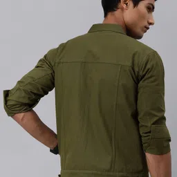 voxati Men Solid Denim Jacket image 4