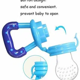 sugandha Baby Food/Fruit Feeder Nibbler Silicon Feeder (Multicolor) Feeder image 2