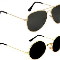 shadz UV Protection, Polarized, Gradient, Mirrored Oval Sunglasses (55) image 2