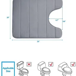 ivar Microfiber Bathroom Mat image 5