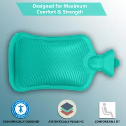 heareal health care Premium Quality Hot Water Rubber Bag/ Bottle For Pain Relief Non-Electrical 2L For Pain Relief non electrical 2000 ml Hot Water Bag image 3