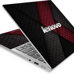 Techfit HD Printed Easy to Install Full Panel Laptop Skin/Sticker/Stretchable Vinyl/Cover for all Size Laptops upto 15.6 inch No Residue, Bubble Free - Lenovo Red Black Abstract Self Adhesive Vinyl Laptop Skin Compatible for 15.6 inch-picture-29