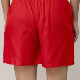 tanishqgarments Solid Women White Casual Shorts image 3