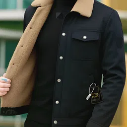 futse peno Men Solid Casual Jacket image 2