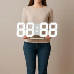 bellveen Analog White Clock image 5