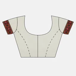 divastri Printed, Color Block Bandhani Georgette Saree image 2