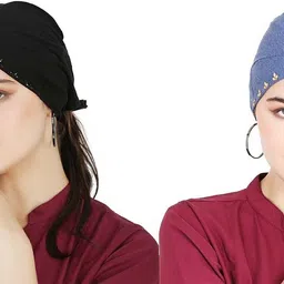 hijabi mam Self Design Prayer Cap-picture-10