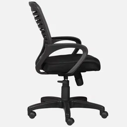 trevi furniture Ebony Breathable Mesh Ergonomic Chair in Black Colour image 5
