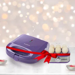 the better home by fumato Breakfast Combo: Sandwich & Egg Maker| 1-Year Warranty| Color-Coordinated Grill-picture-27