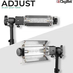 DIGITEK DPL 003 Porta Light With 1000 Watt Tube | For Video & Still Photography (DPL-003) 1000 lx Camera LED Light image 3