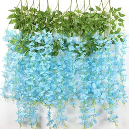 ajaa Blue Westeria Artificial Flower image 2